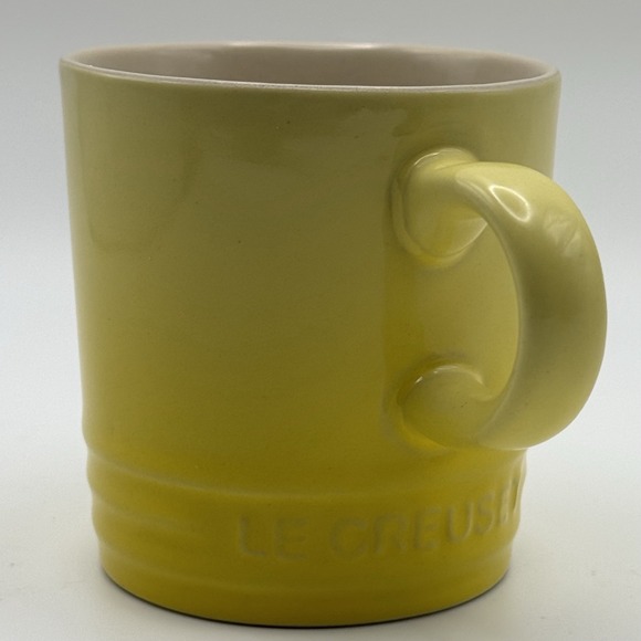 Le Creuset Other - Le Creuset Soleil Yellow Espresso Mug 3.5 oz 100ml Stoneware Retired